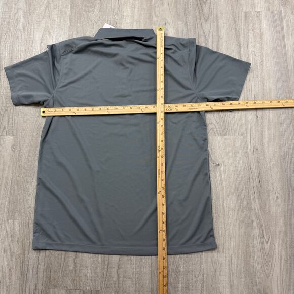 NWT Nike Dri-FIT Micro Pique 2.0 Polo Shirt Large Golf Golfing Gray DC1963-065 - Picture 7 of 8